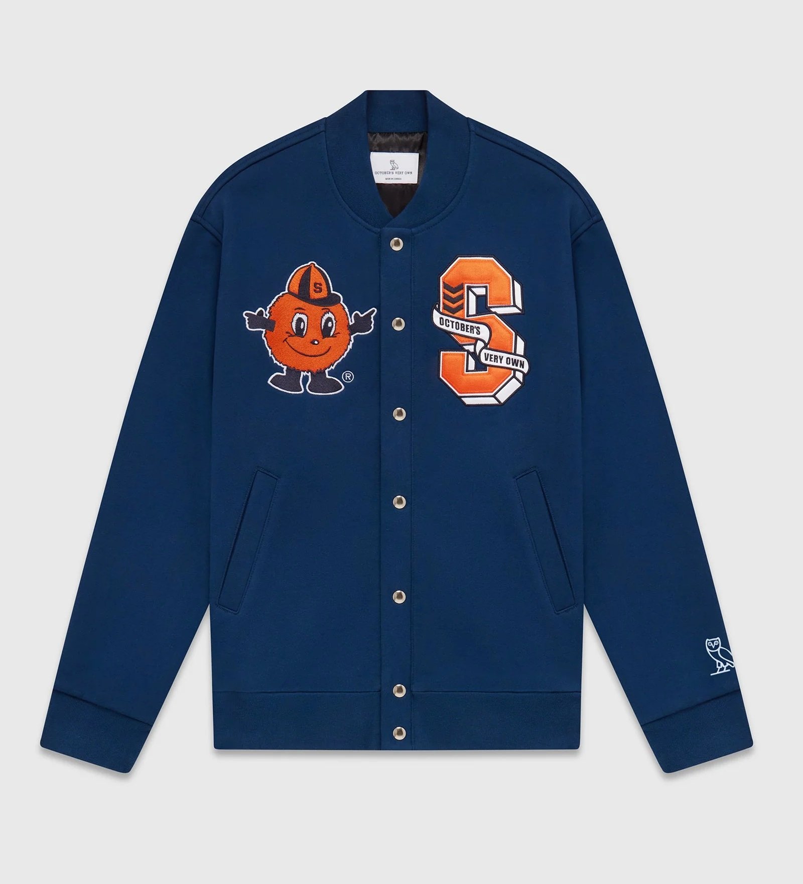 Syracuse Orange Fleece Varsity Jacket