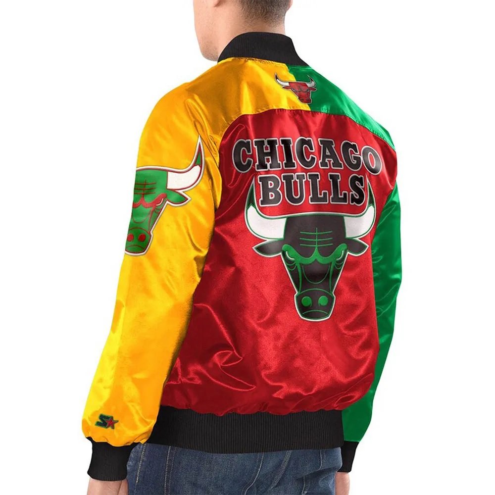 Ty Mopkins Chicago Bulls Satin Jacket