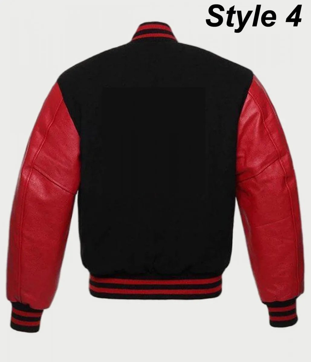 Varsity Bulls Black and Grey Jacket