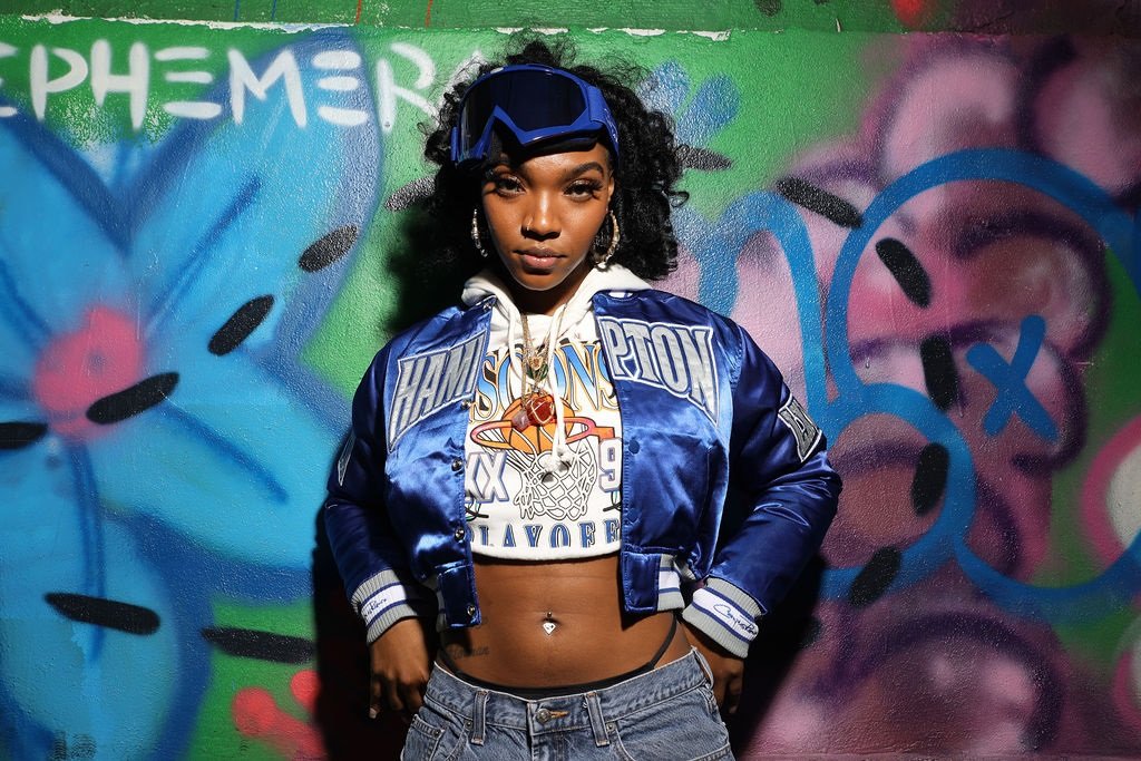 Womens Hampton University Satin Jacket