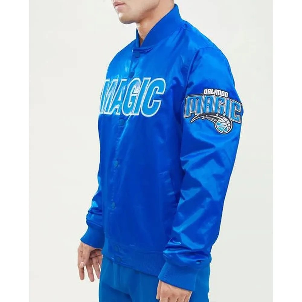Wordmark Orlando Magic Royal Satin Jacket