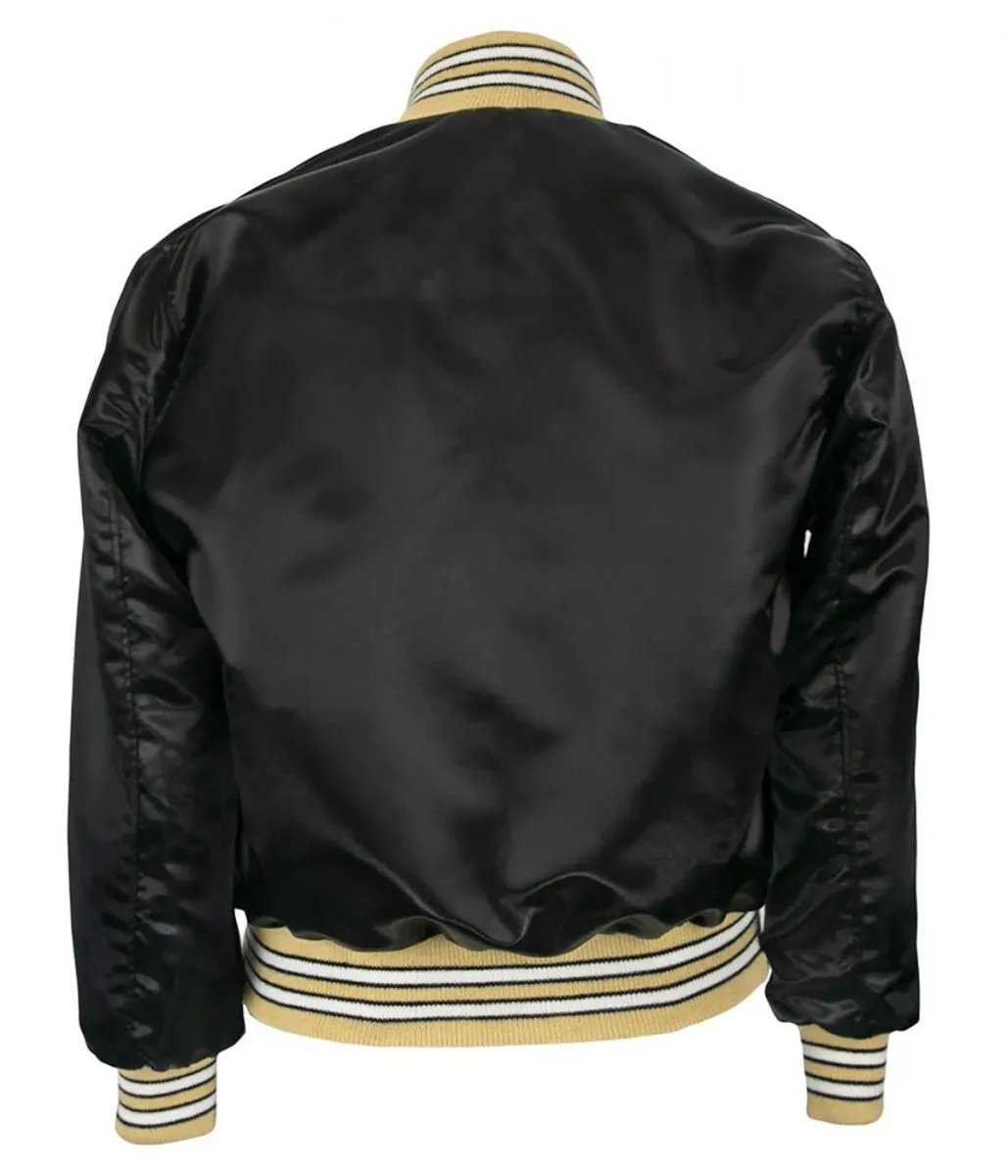 1968 New Orleans Saints Satin Black Jacket