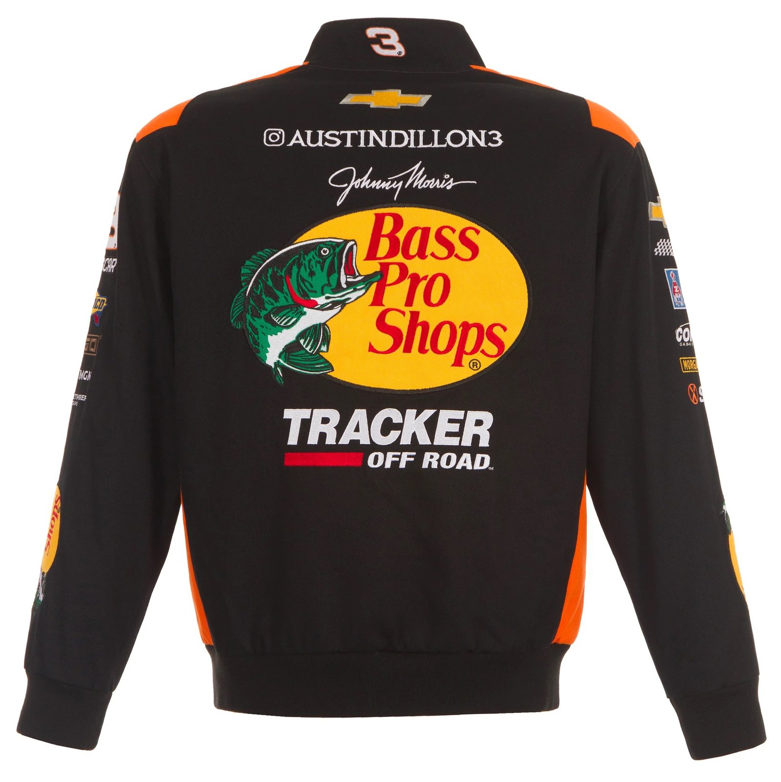 2024 Austin Dillon NASCAR Bass Pro Shops Full-Snap Jacket