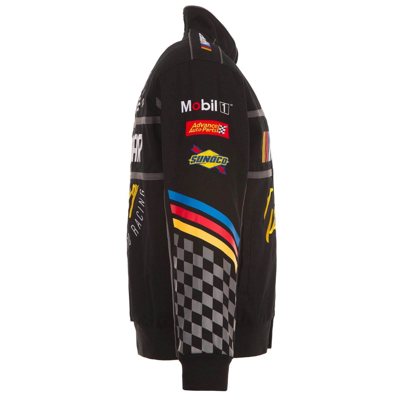 2024 Nascar Black Full-Snap Jacket
