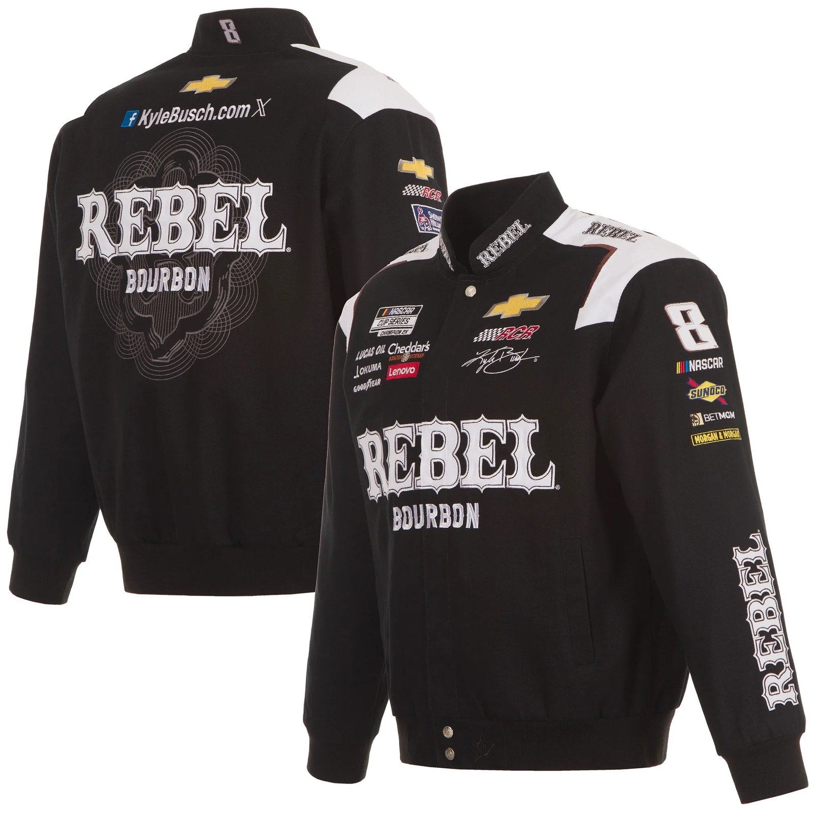 2024 Nascar Kyle Busch REBEL Full-Snap Jacket