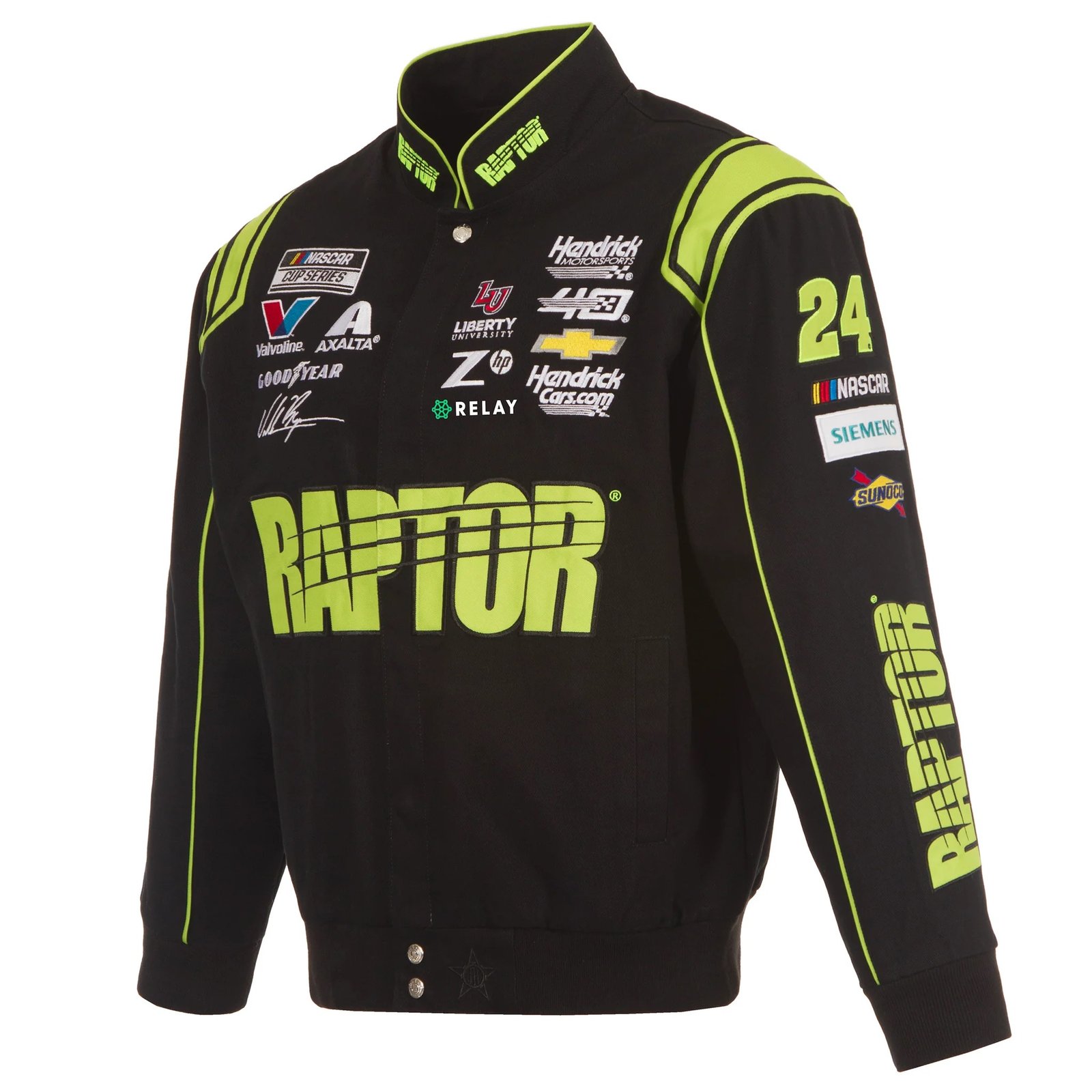 2024 William Byron NASCAR Rapto Full-Snap Jackett