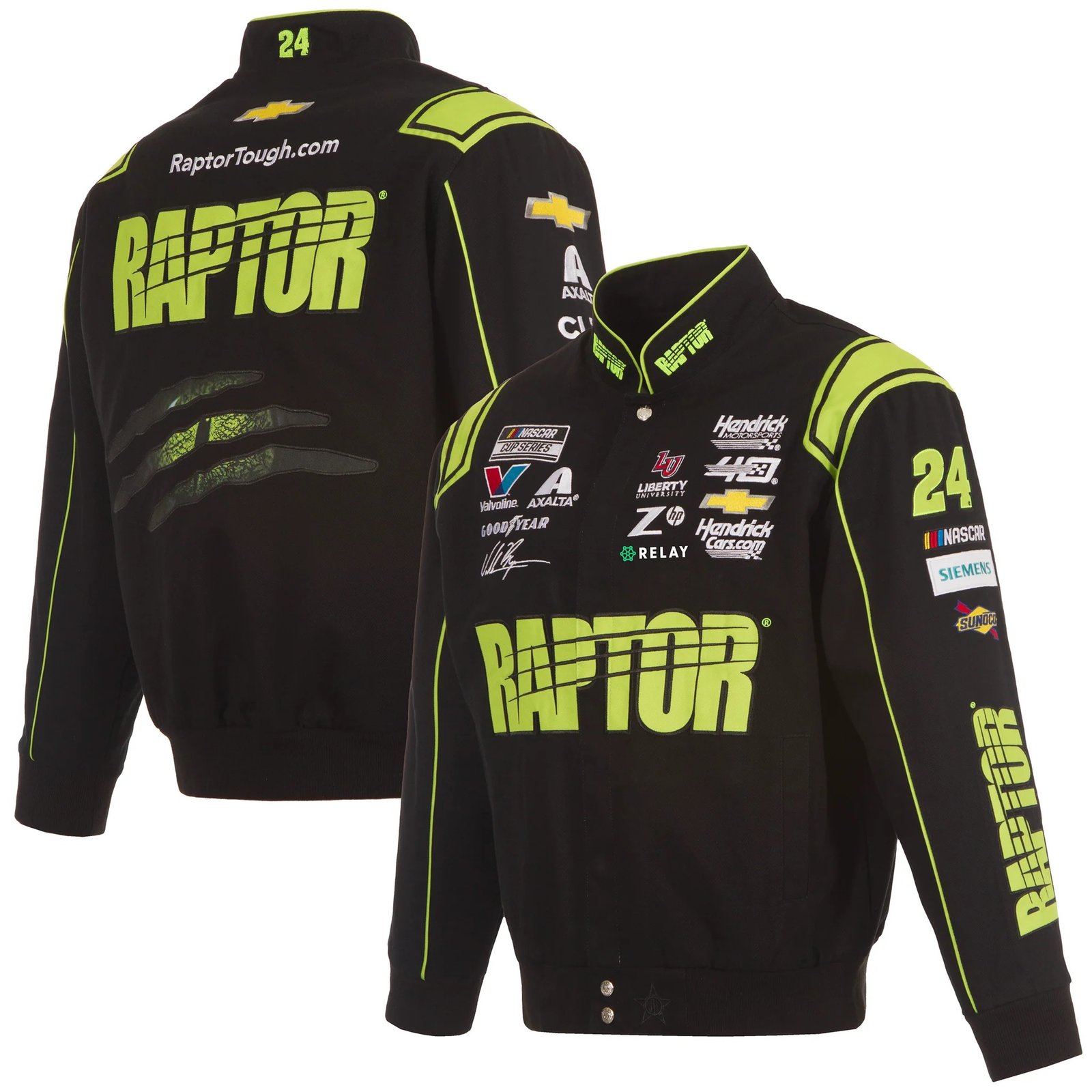 2024 William Byron NASCAR Rapto Full-Snap Jackett