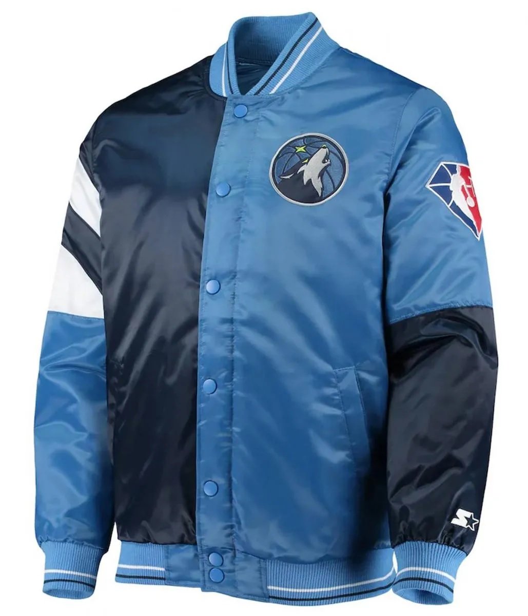 75th Anniversary Minnesota Timberwolves Leader Color Block Jacket