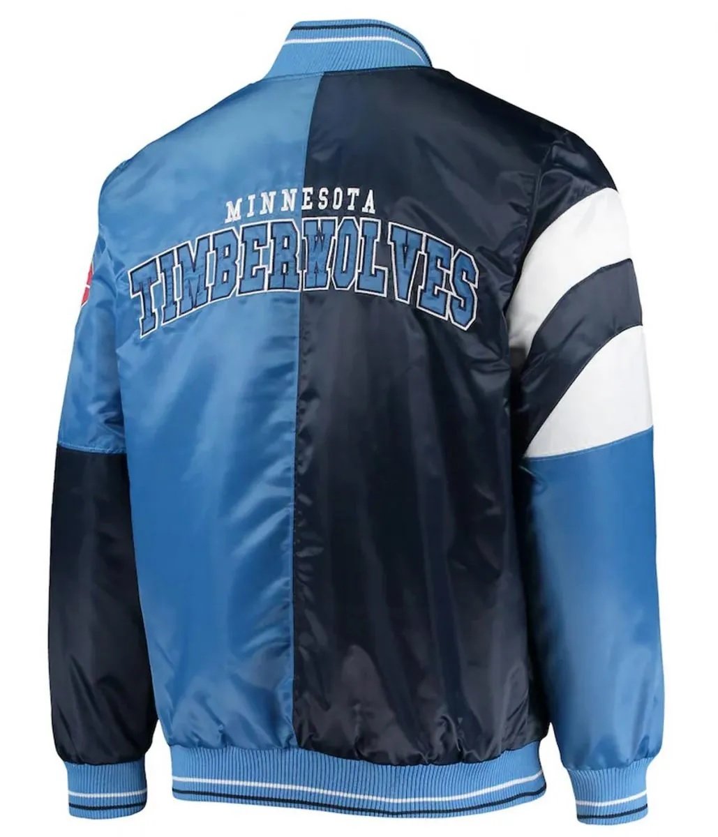 75th Anniversary Minnesota Timberwolves Leader Color Block Jacket