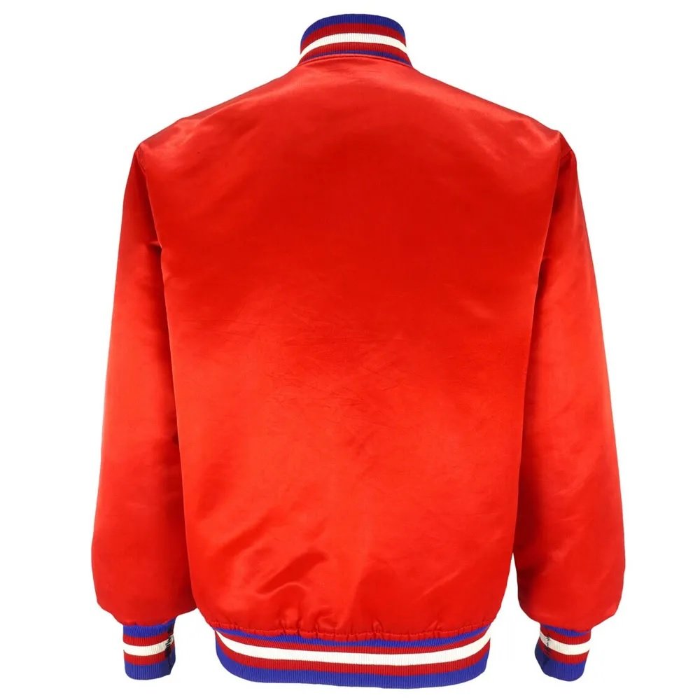 76ers Philadelphia Sixers Vintage Red Jacket