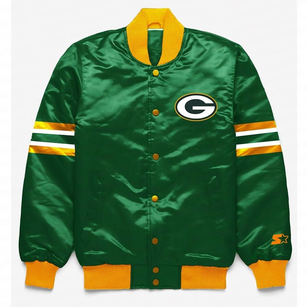 Green Bay Packers Button Down Green Jacket