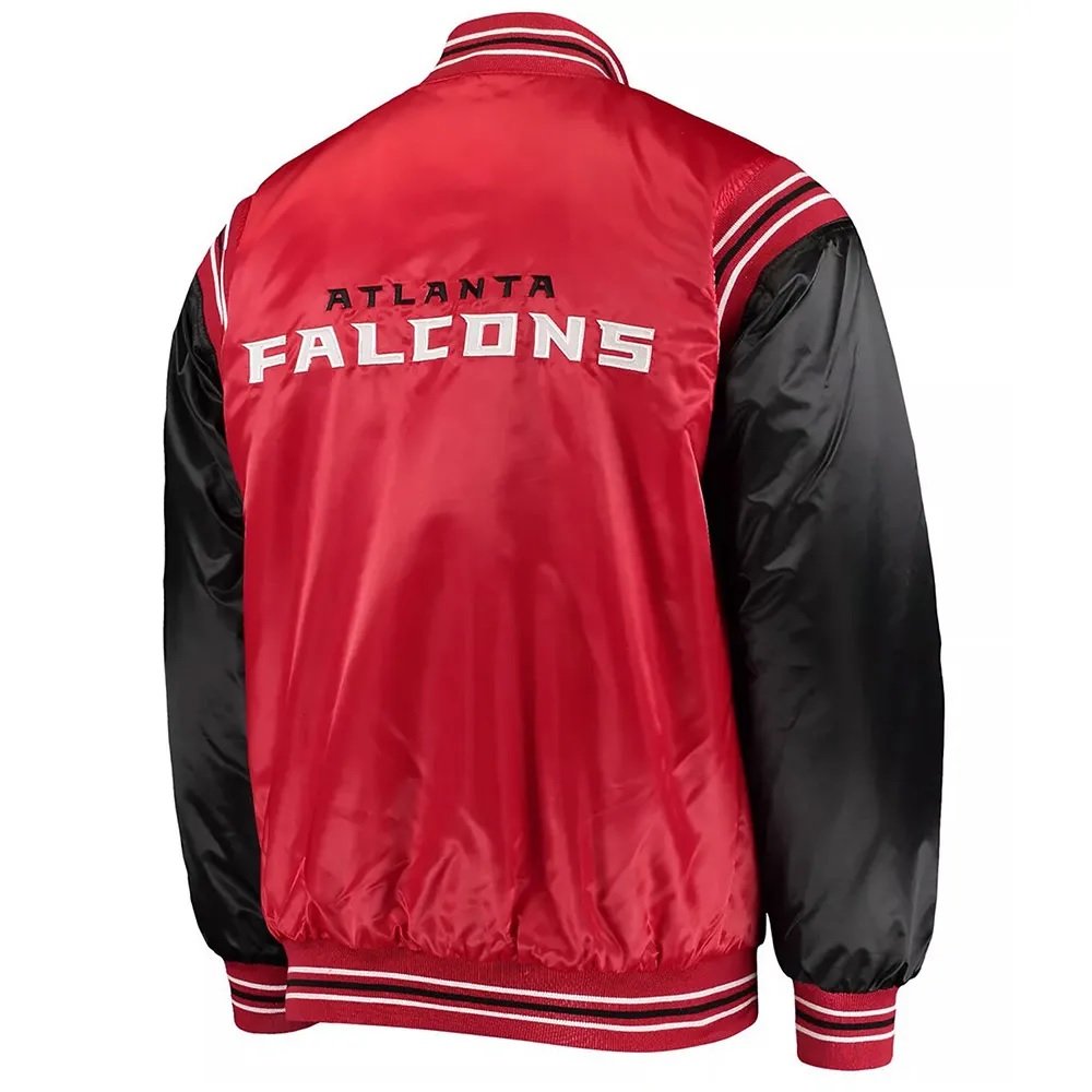 Atlanta Falcons Enforcer Red black Satin Jacket