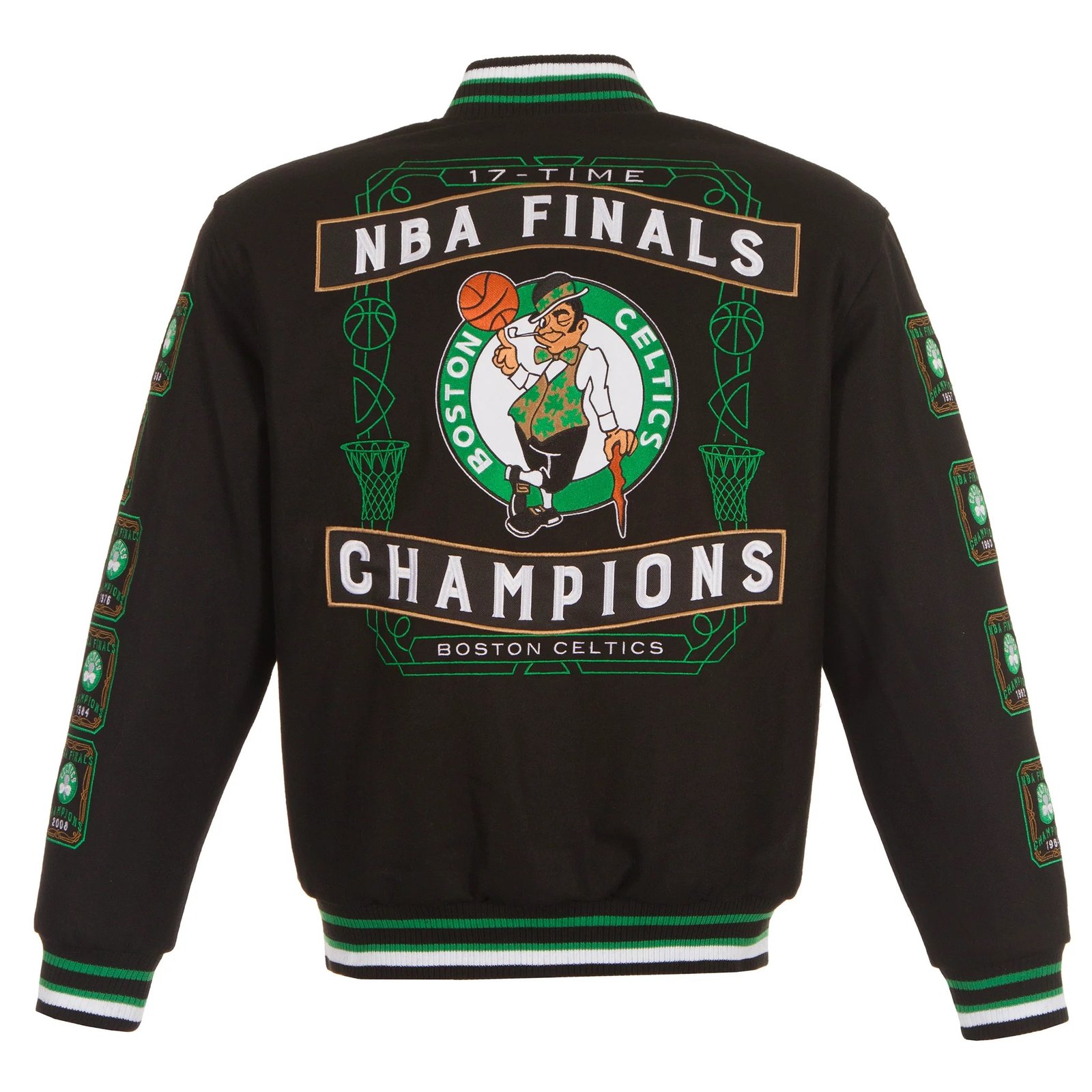 Boston Celtics 17-Time NBA Finals Champions Jacket