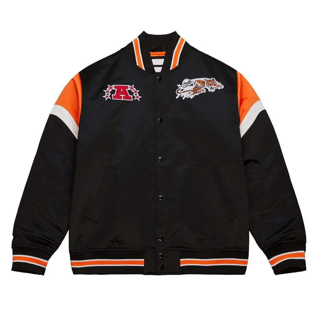 Cincinnati Bengals Heavyweight Black Satin Jacket