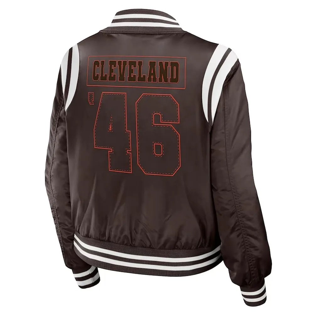 Cleveland Browns Bomber Full-Zip Jacket