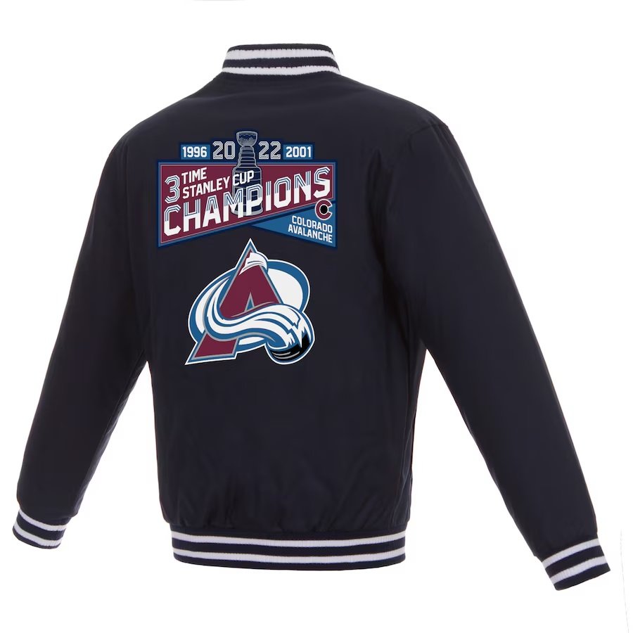 Colorado Avalanche 3-Time Stanley Cup Champions Jacket