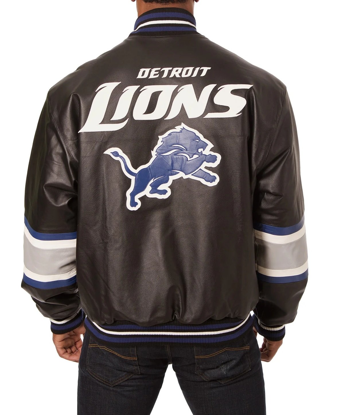 Detroit Lions Leather Jacket