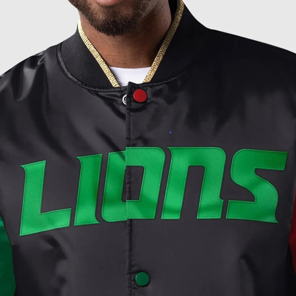 Detroit Lions Ty Mopkins Black History Month Jacket