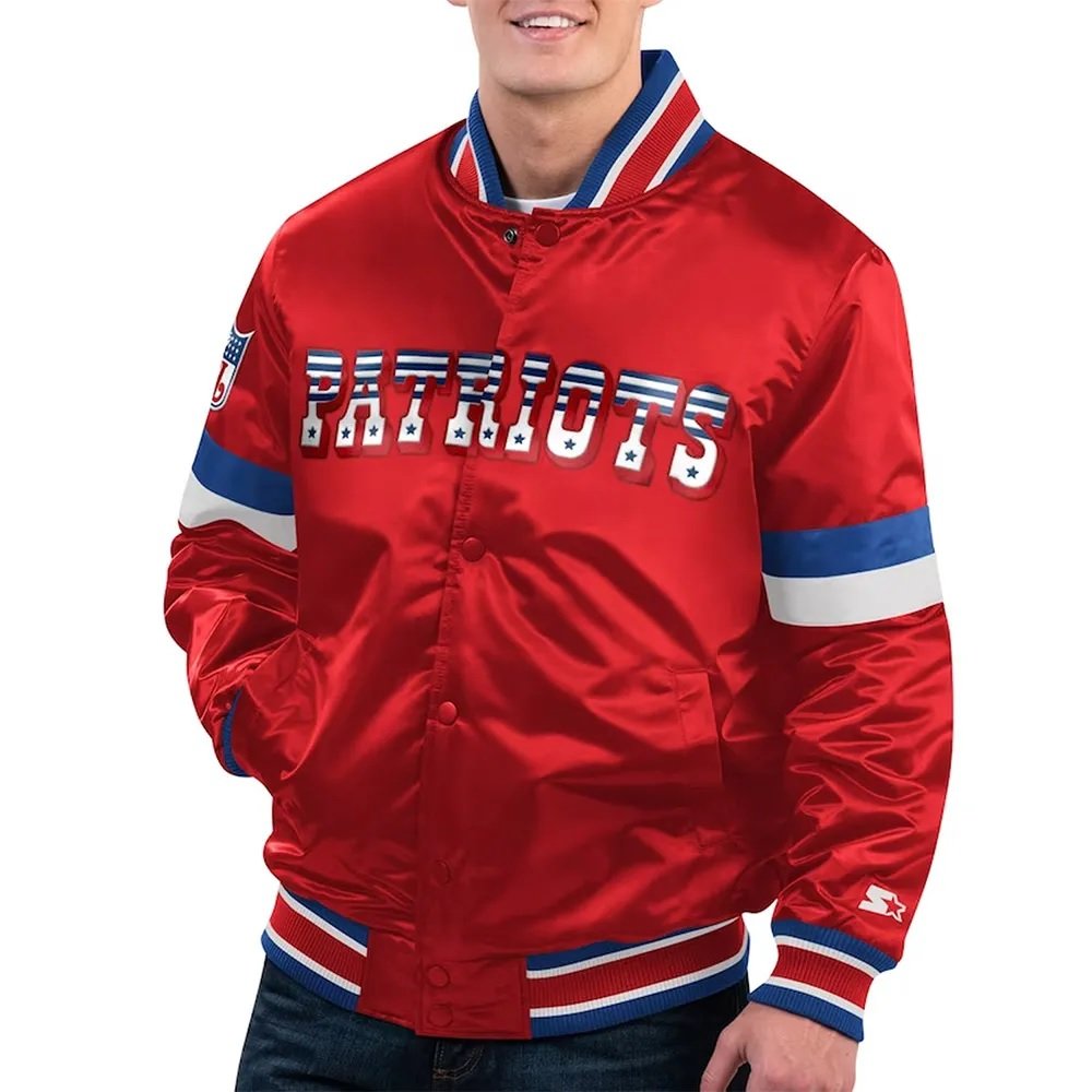 Home Game New England Patriots Red Jacket