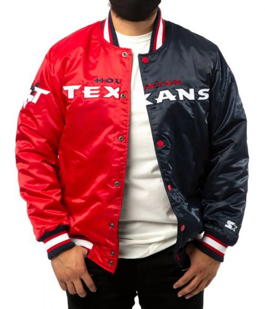 Houston Texans Starter Satin Jacket