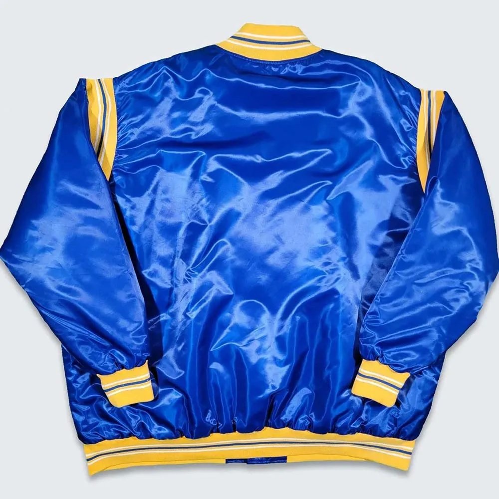 Indiana Pacers Teddy Royal Varsity Satin Jacket