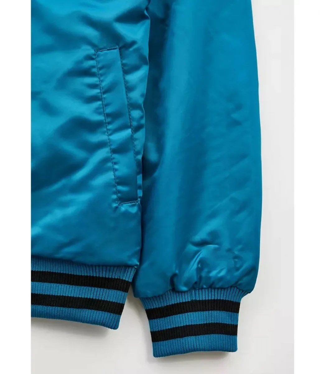 Jacksonville Jaguars Blue Satin Jacket