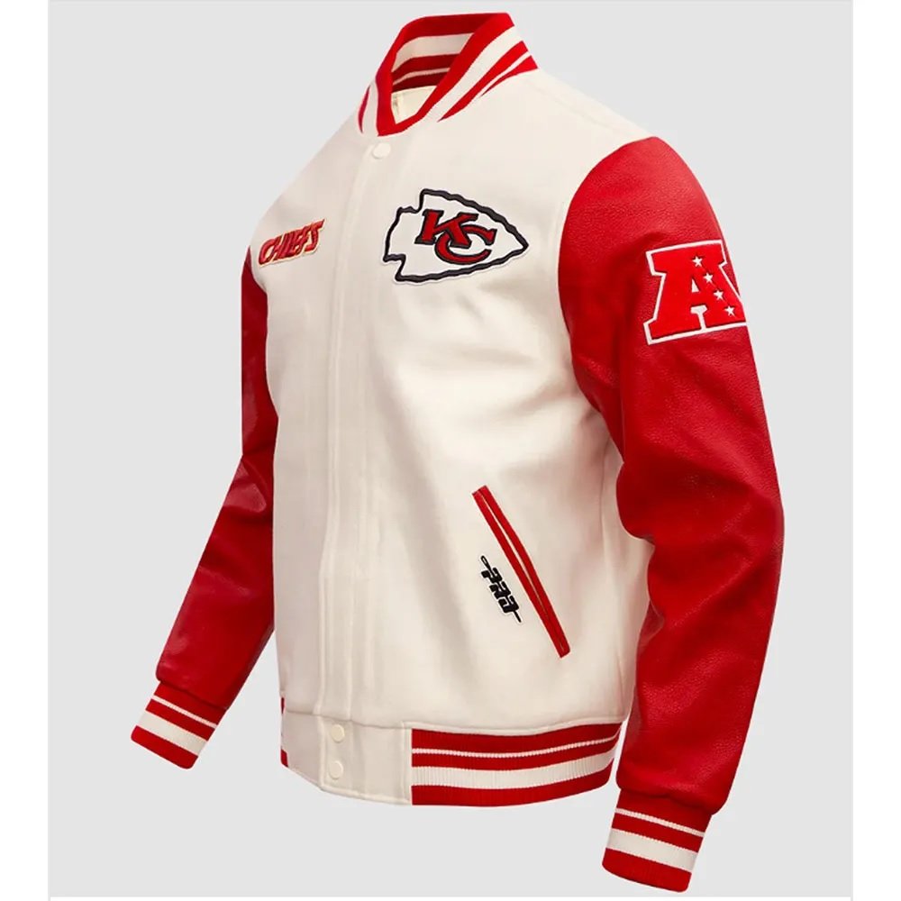 Kansas City Chiefs Retro Classic Rib Varsity Jacket