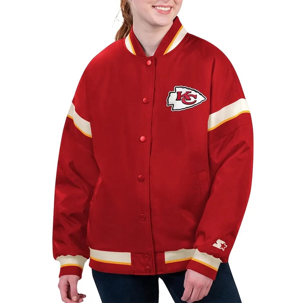 Kansas City Chiefs Tournament Red Varsity Jacket
