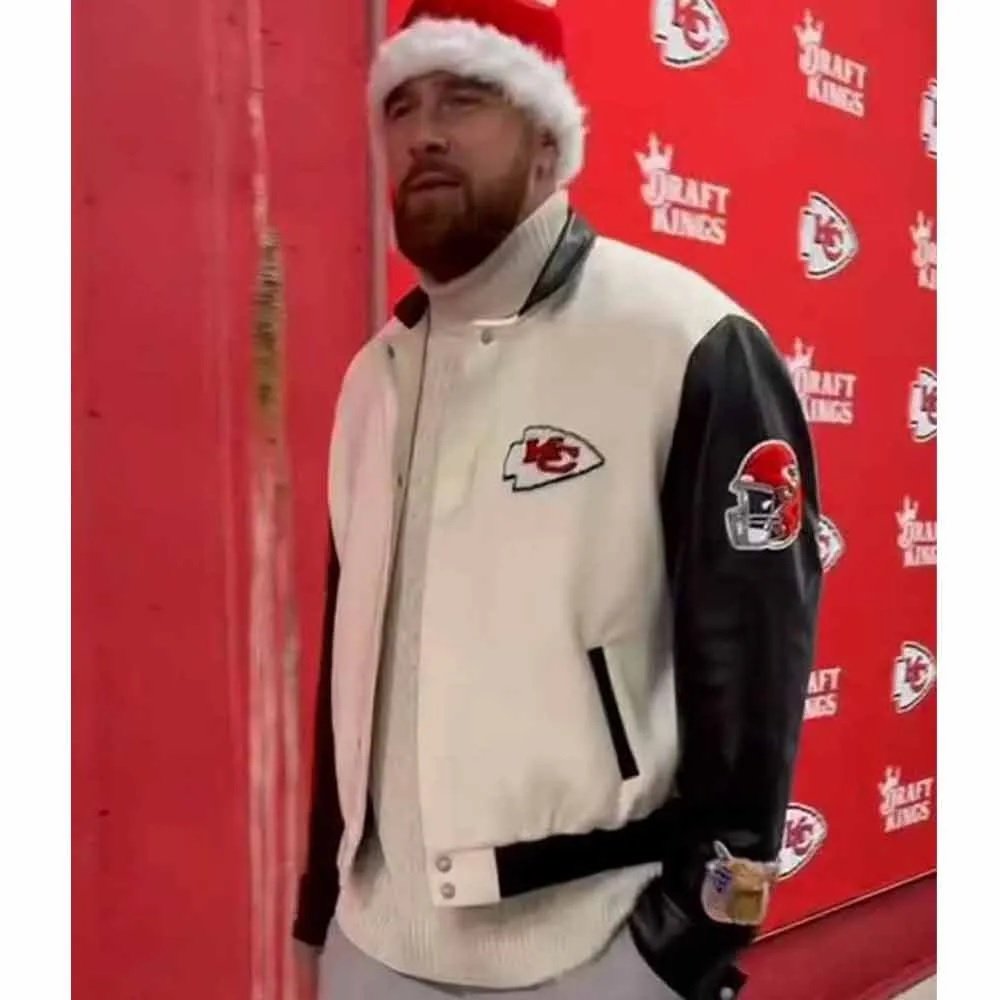 Kansas City Chiefs Travis Kelce Varsity Jacket