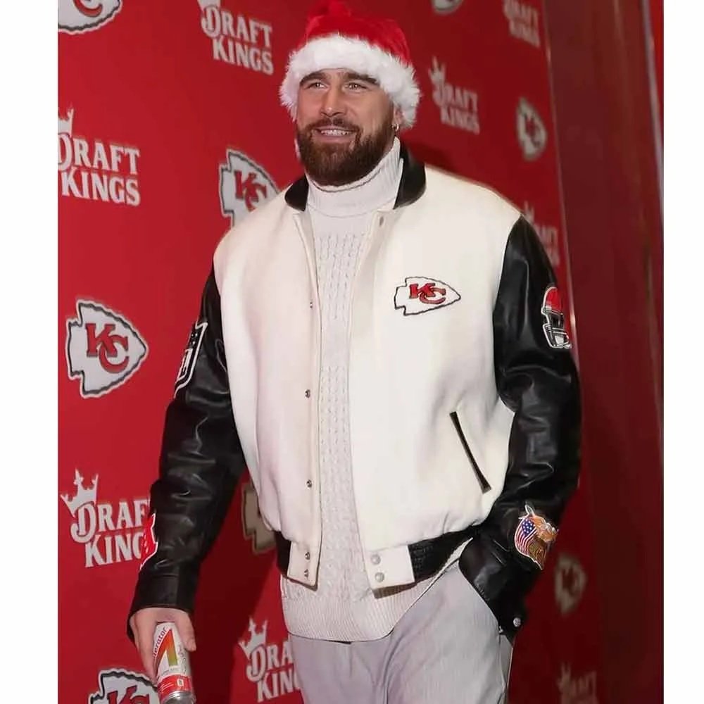 Kansas City Chiefs Travis Kelce Varsity Jacket