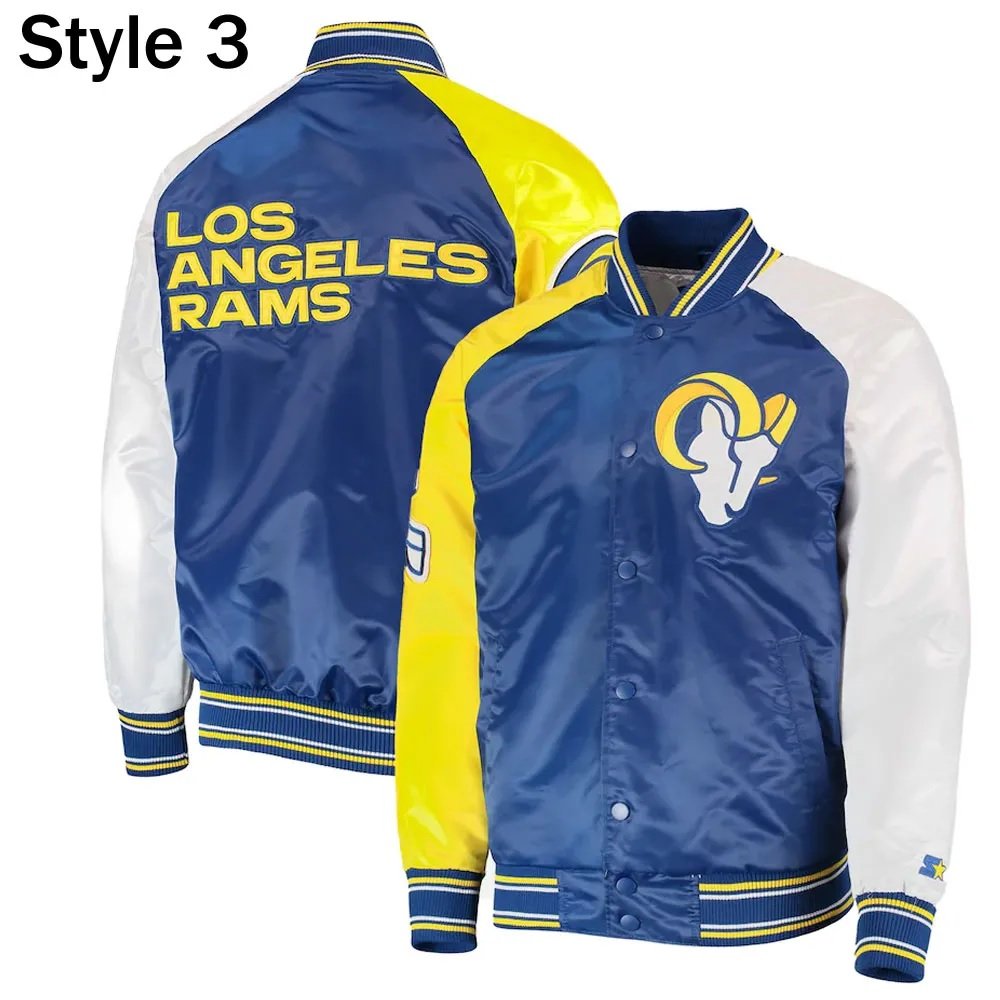 LA Rams Blue and Yellow Jacket