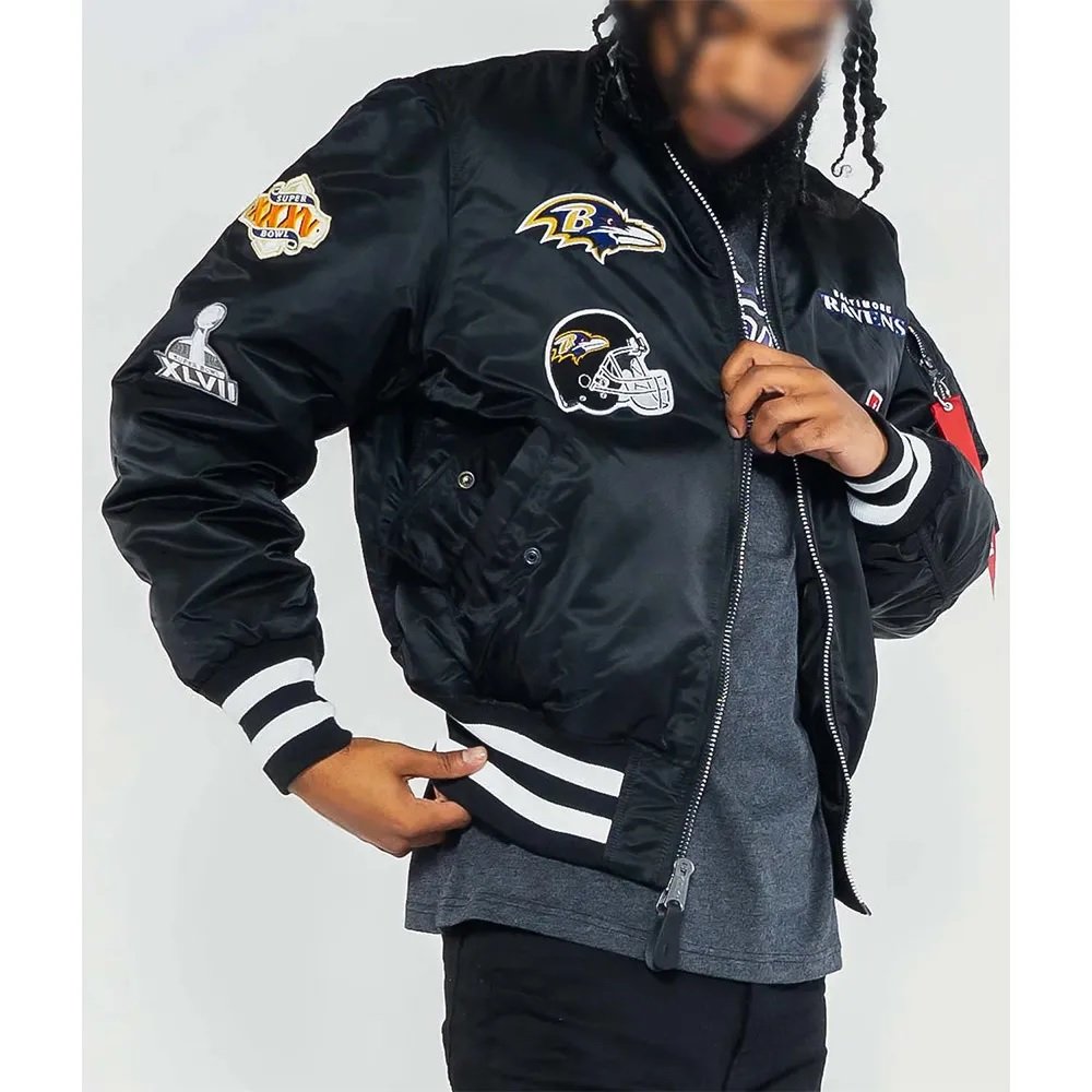 MA-1 Baltimore Ravens Bomber Jacket