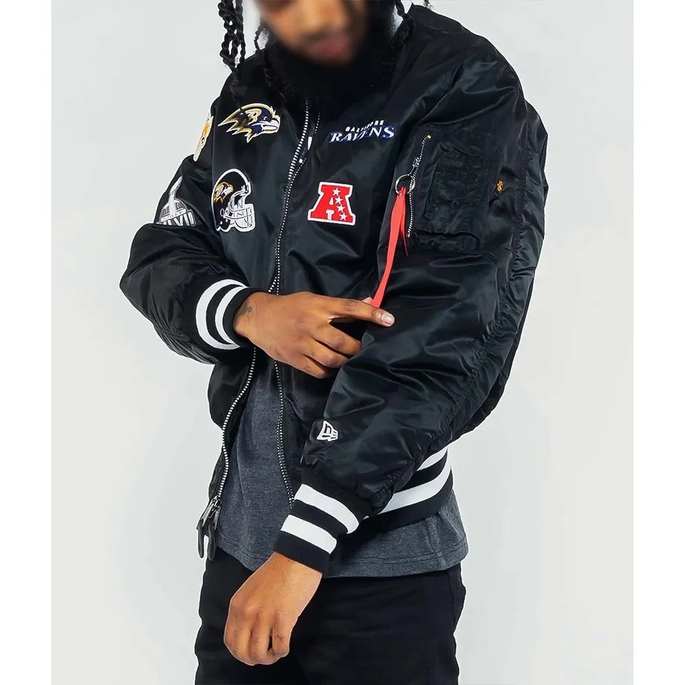 MA-1 Baltimore Ravens Bomber Jacket