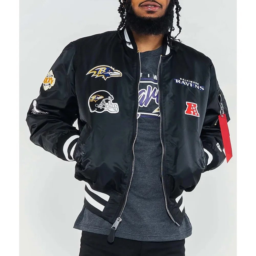 MA-1 Baltimore Ravens Bomber Jacket