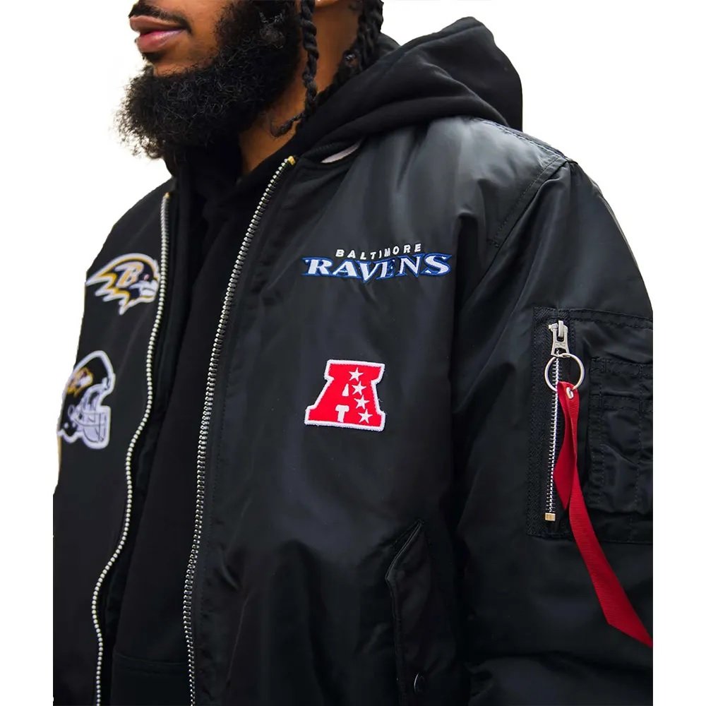 MA-1 Baltimore Ravens Bomber Jacket