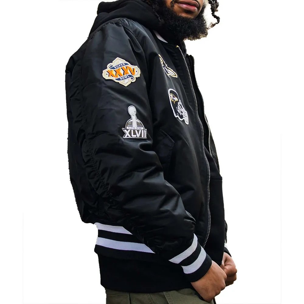 MA-1 Baltimore Ravens Bomber Jacket