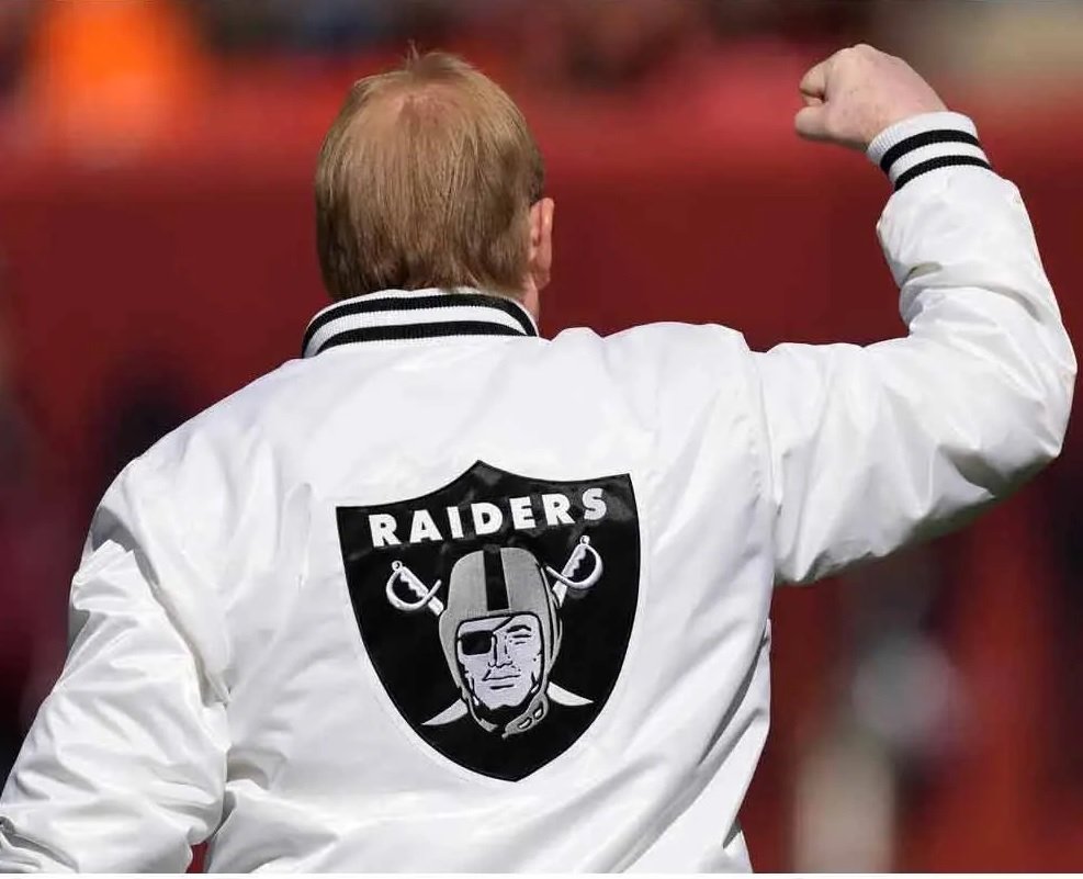 Mark Davis Las Vegas Raiders White Jacket