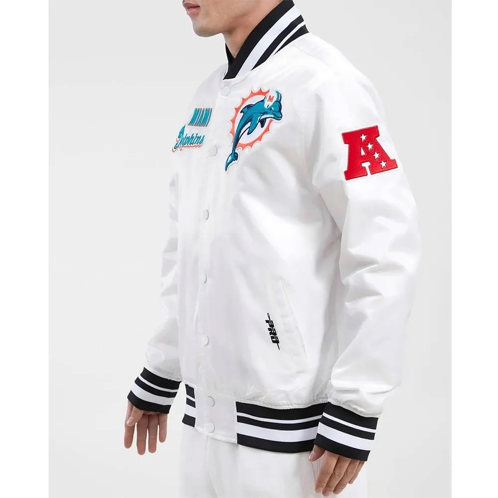 Miami Dolphins Retro Classic Rib Jacket