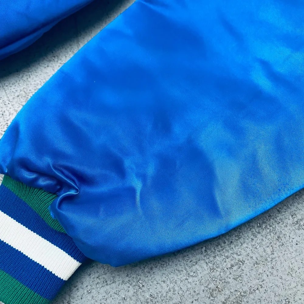 Minnesota Timberwolves 90’s Blue Satin Jacket