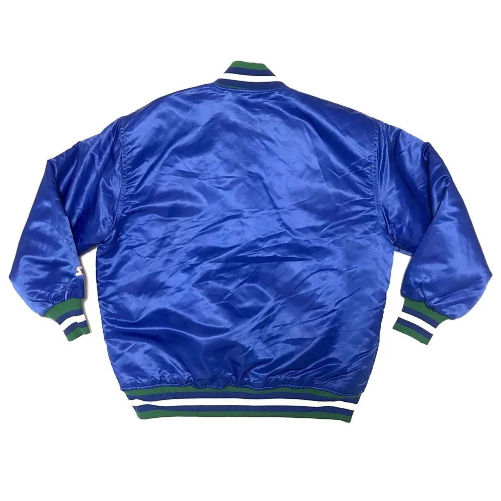 Minnesota Timberwolves 90’s Blue Satin Jacket