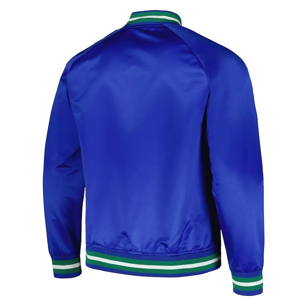 Minnesota Timberwolves Throwback Wordmark Blue Jacket