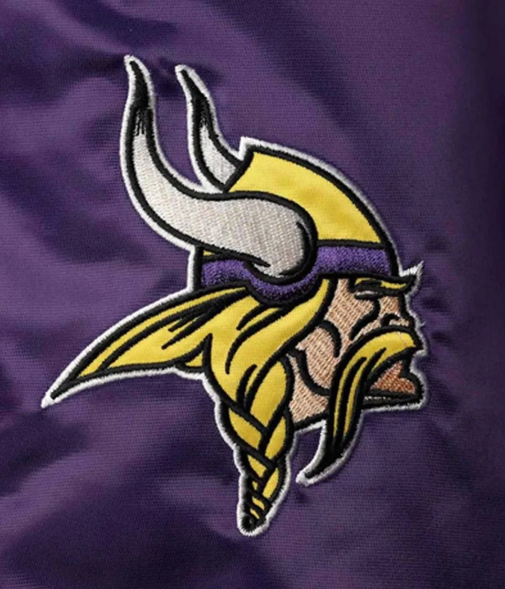 Minnesota Vikings Leader Yellow and Purple Jacket