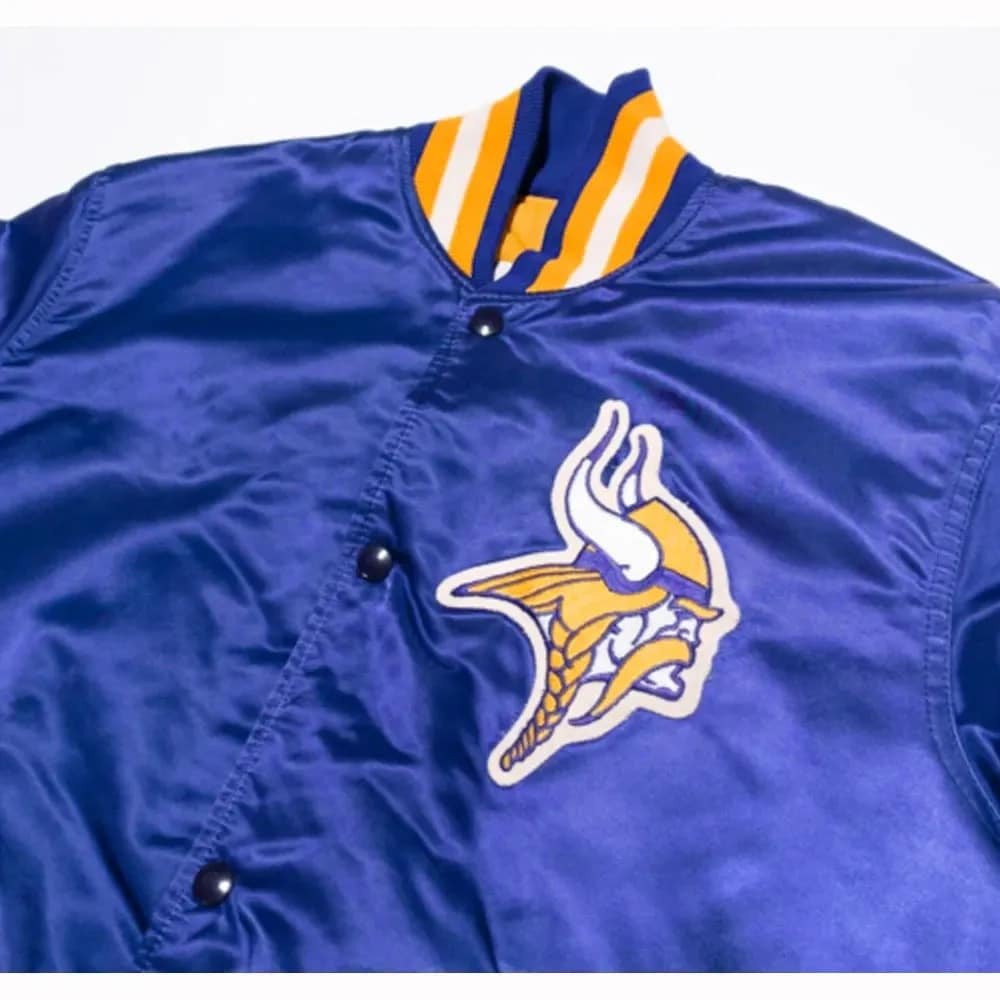 Minnesota Vikings Satin Jacket