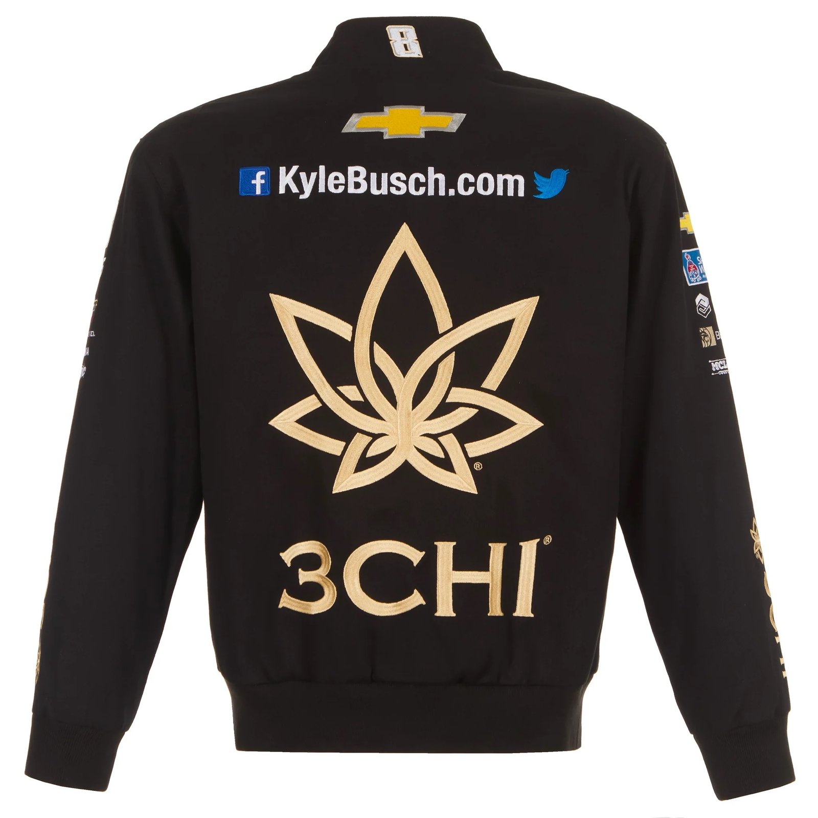 Nascar Kyle Busch 3Chi Cotton Twill Full Snap Jacket