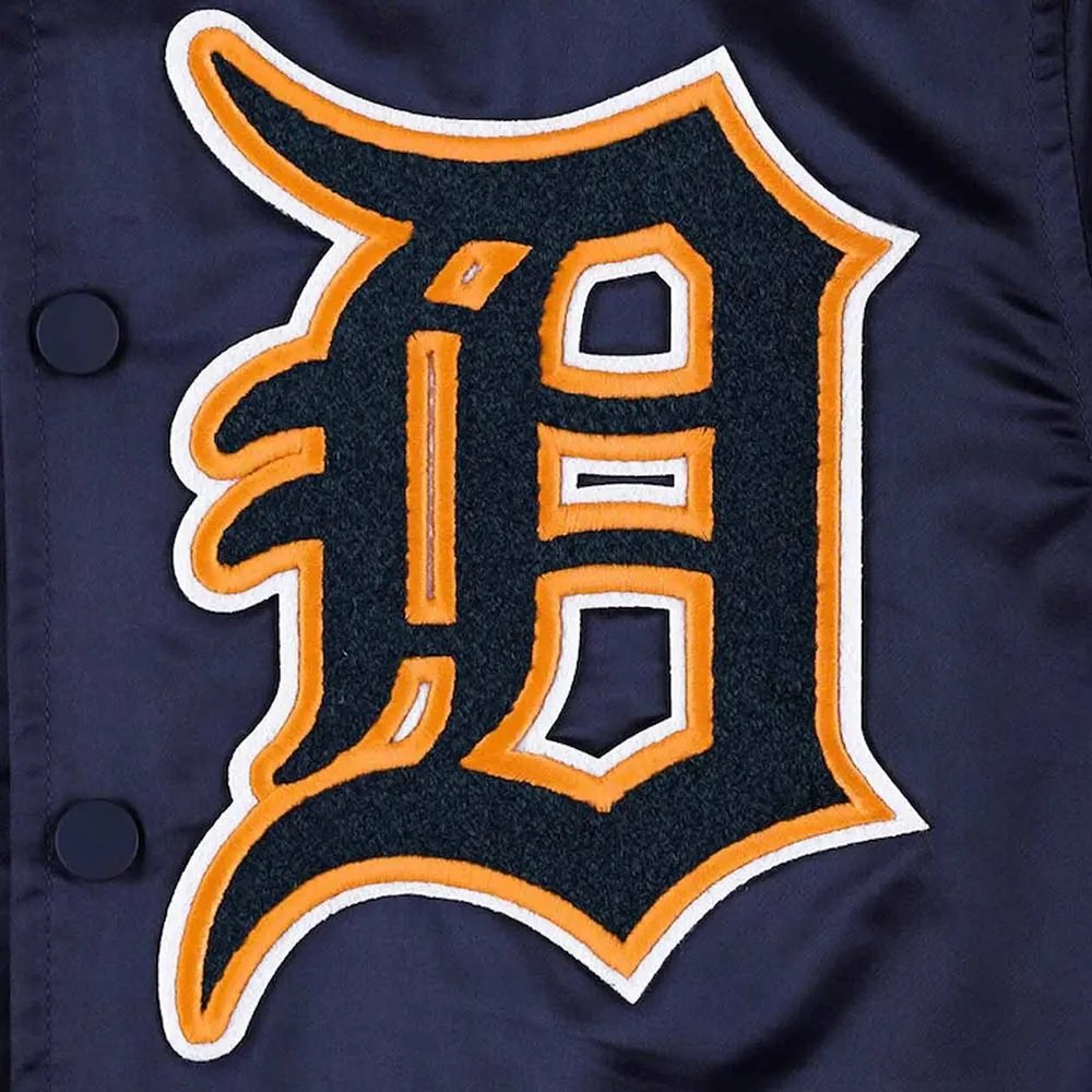 Detroit Tigers Mash Up Satin Jacket