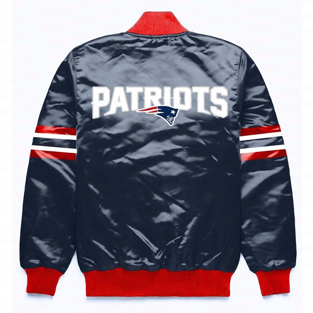 New England Patriots Button Down Navy Jacket