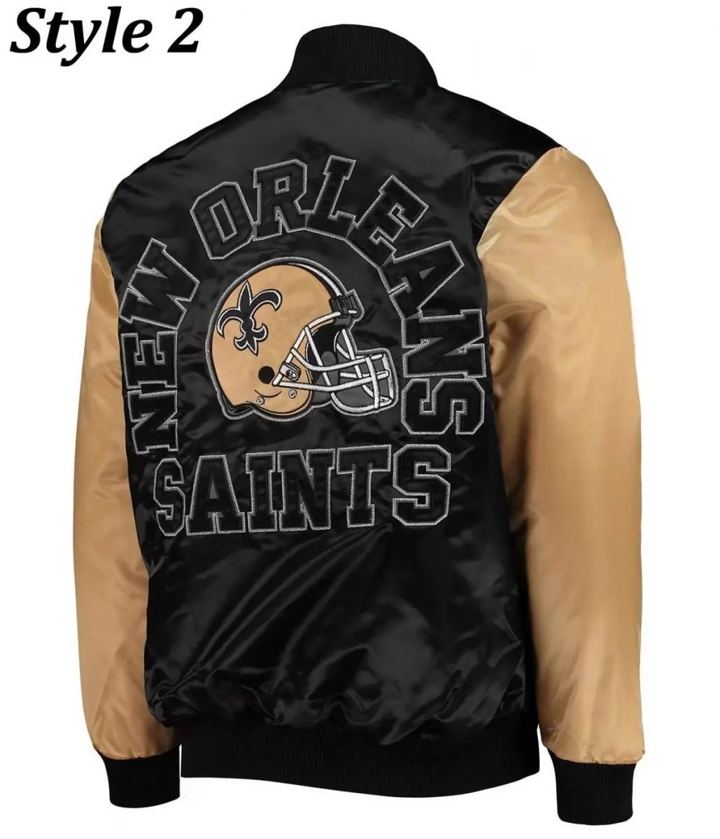 New Orleans Saints Throwback Varsity Jacket
