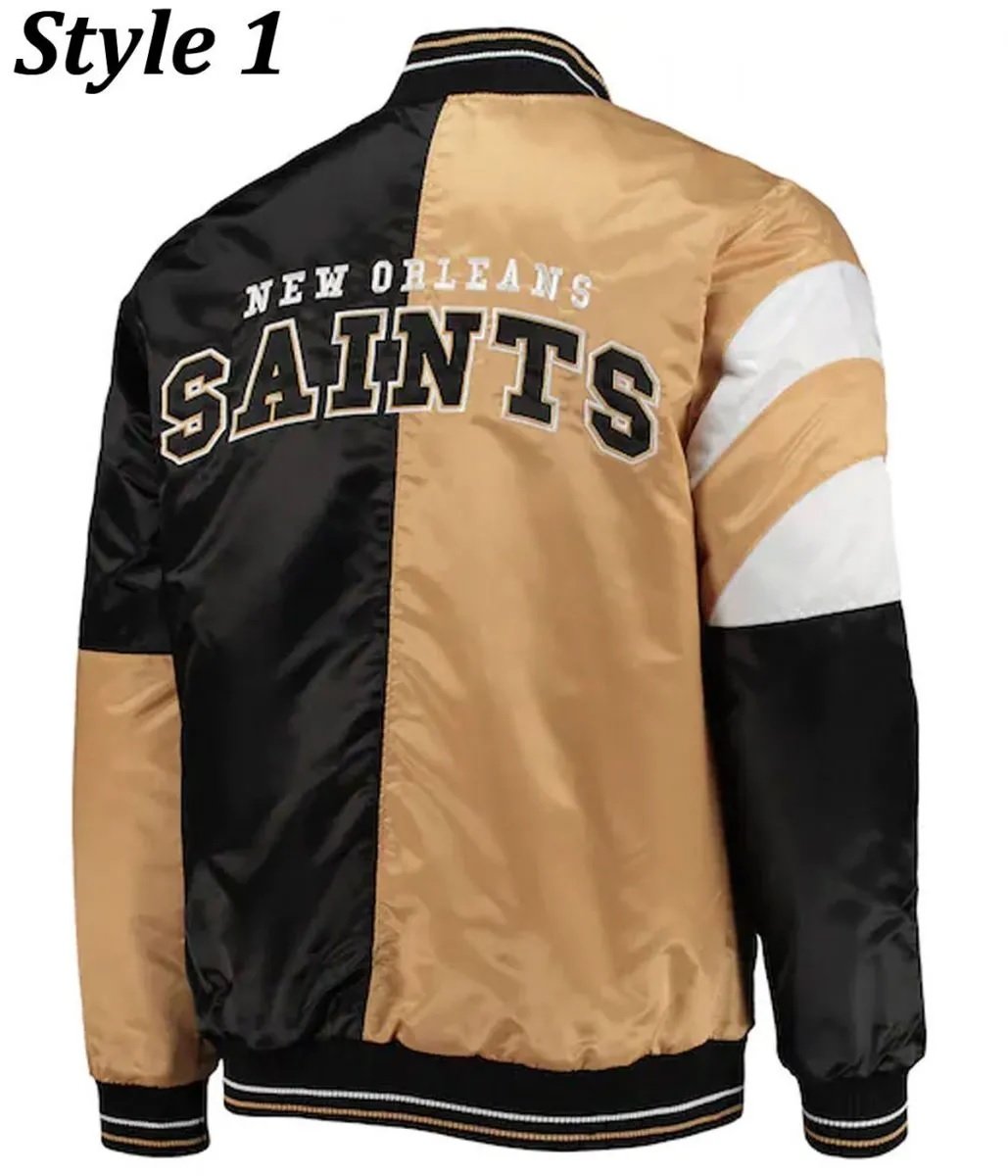 New Orleans Saints Throwback Varsity Jacket