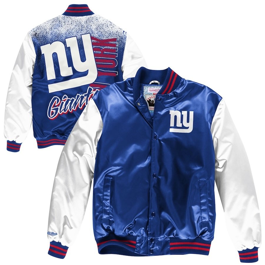 New York Giants Sublimated Varsity Jacket.