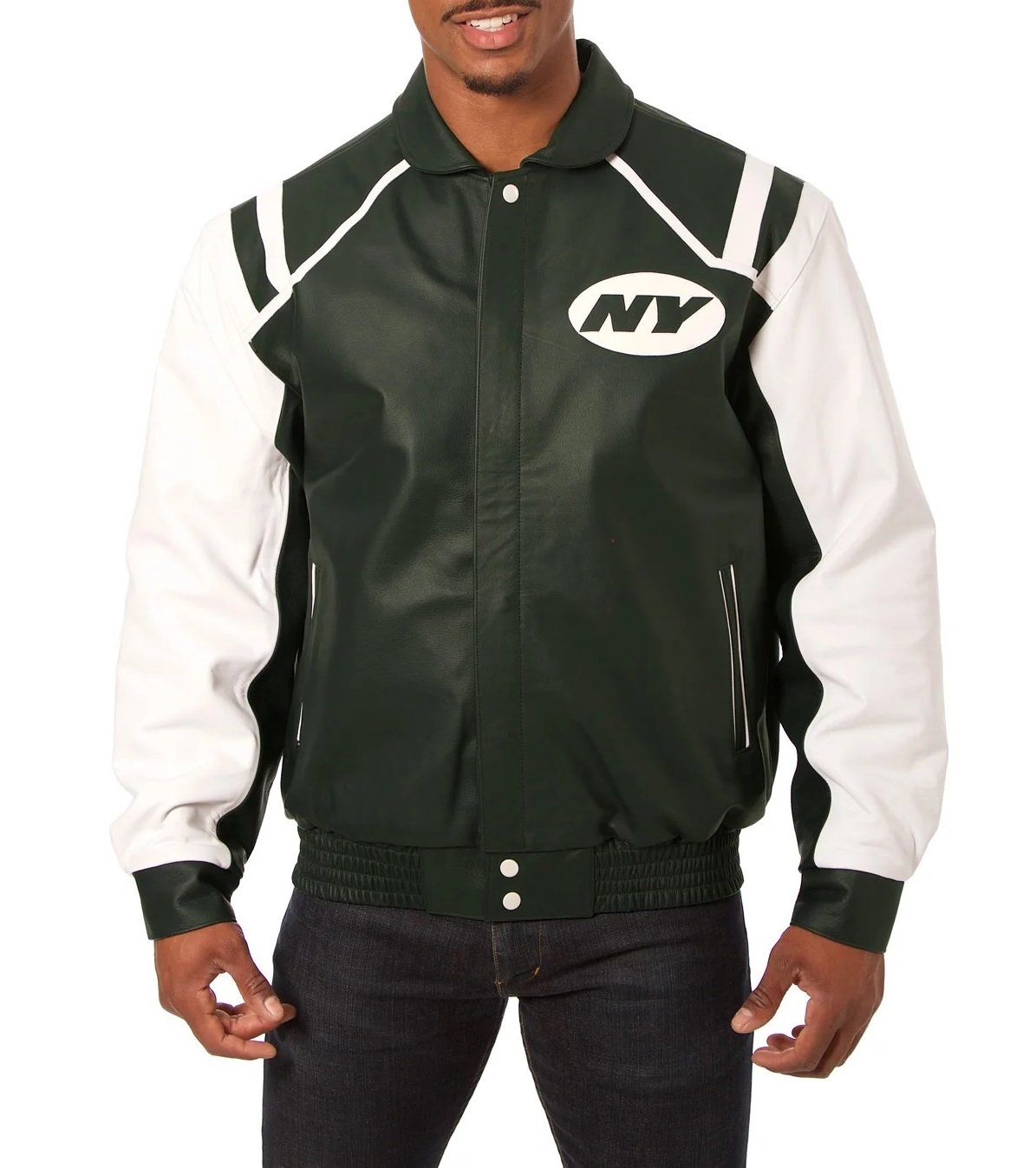 New York Jets Leather Jacket